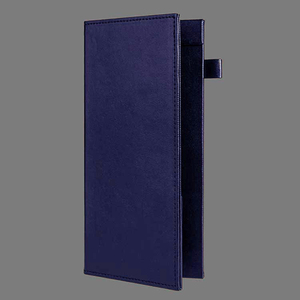 Porte-reçu de fabricant pour restaurant, porte-comptes à panneau unique, présentoir de factures bleu marine pour restaurant - Product Image 2