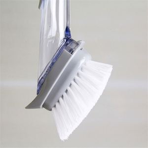 Long-Handle Kitchen <b>Cleaning</b> <b>Brush</b> Hydraulic Pot <b>Brush</b> Liquid Addition Non-Stick Oil Lazy Soap Dispenser Dishwashing <b>Brush</b> - Product Image 4