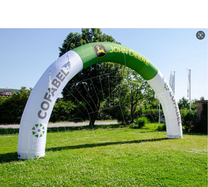 Arc de ligne d'arrivée de début gonflable géant d'arche gonflable de sport de 8m pour la course sportive est livré avec ventilateur - Product Image 3