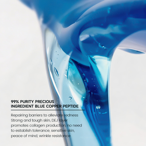 เซรั่มยกกระชับผิวหน้าลดเลือนริ้วรอย ผลิตภัณฑ์ดูแลผิวหน้า ช่วยให้ผิวขาวกระจ่างใส ด้วย GHK-Cu คอปเปอร์ เปปไทด์ และไฮยาลูรอนิค แอซิด - Product Image 5