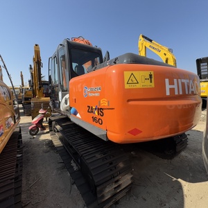 รถขุดไฮดรอลิกแบบตีนตะขาบขนาดเล็ก Hitachi 160 น้ำหนัก 16 ตัน พร้อมเครื่องยนต์ มอเตอร์ และปั๊ม สำหรับงานก่อสร้างและโครงสร้างพื้นฐาน - Product Image 2