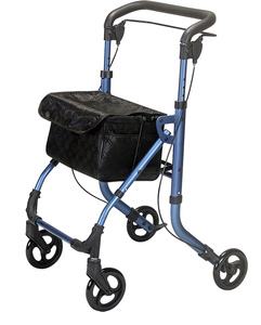 <span class=keywords><strong>Andador</strong></span> con <span class=keywords><strong>Asiento</strong></span> Plegable Ligero de Aluminio, <span class=keywords><strong>Andador</strong></span> de <span class=keywords><strong>Cuatro</strong></span> <span class=keywords><strong>Ruedas</strong></span> para Adultos con Reposapiés, Silla de <span class=keywords><strong>Ruedas</strong></span> 83.5-98.7cm TWA-9269 10cm - Product Image 5