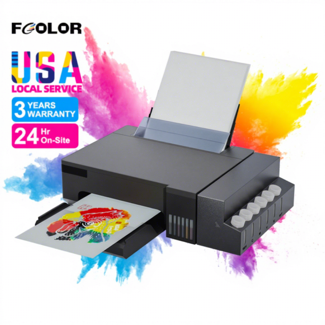 A4 Size L8058 DTF Transfer Printing Machine EcoTank L8058 Inkjet Printer for DIY Print on T-shirts Textile Fabrics
