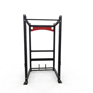 Station de <span class=keywords><strong>musculation</strong></span> polyvalente en acier robuste : Rack à squats, support de développé couché, cage de <span class=keywords><strong>musculation</strong></span>, barre de traction, crochets en J réglables pour usage domestique et commercial - Product Image 3
