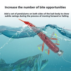 King Lure Hameçon de pêche spécial en acier inoxydable pour leurres souples à queue flottante et filetage inversé, pour achigan et poisson mandarin - Product Image 4