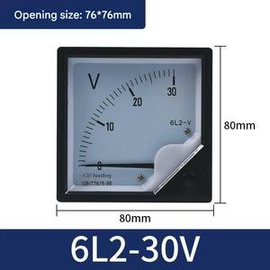 6L2-15V Con trỏ đo điện áp mini Màn hình LED được xếp hạng IP53 Sử dụng trong công nghiệp Dụng cụ điện có độ chính xác cao bền bỉ - Product Image 2