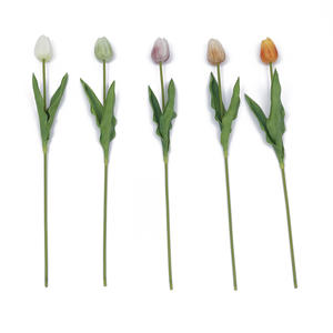 Tulipes artificielles en PU à longue tige de 25,5 pouces pour la Saint-Valentin, Pâques, décoration de table pour la maison, la cuisine, les mariages (vente en gros) - Product Image 5