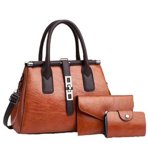 2025中国热卖高品质时尚3合1单肩包离合器女士包女包套装 - Product Image 5