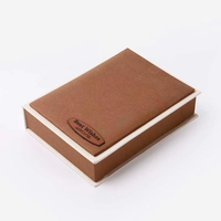 Boîte à chocolat de mariage personnalisée de luxe en gros, vide, pour bonbons, avec emballage en papier, gaufrage, pelliculage mat, recyclée