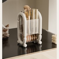 Support de Rangement Minimaliste de Luxe Léger pour Pinceaux de Maquillage et Crayons à Sourcils – Idéal pour Coiffeuse et Bureau