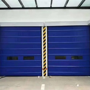 Entrepôt Fenêtres transparentes Portes empilables en <span class=keywords><strong>PVC</strong></span> Pile rapide en plastique Portes pliantes à grande vitesse pour atelier industriel - Product Image 3