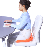 Oreiller japonais en mousse à mémoire de forme haute intensité, design en U, rafraîchissant, non toxique, garnissage 100 % polyester, corrige la posture assise