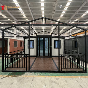 <span class=keywords><strong>Casa</strong></span> pequeña prefabricada movible más grande sobre ruedas casas de remolque de acero para apartamento hogar Bar Hotel Mall - Product Image 2