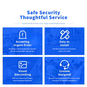 Ringhiera in Alluminio Contemporanea con Vetro Temperato Trasparente, Barriera di Sicurezza per Balconi Esterni, Resistente alla Ruggine e Impermeabile, per Ville e Appartamenti, Personalizzabile - Product Image 6