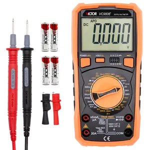 VICTOR VC9806+ multi meter digital multimeter measuring triode diode