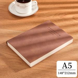 Carnet de notes personnalisé en cuir PU à couverture souple épaissie A4/B5/A5 avec reliure thermique - Product Image 5