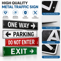 Panneau de signalisation de rue vintage en métal industriel, long et personnalisé, avec logo imprimé, résistant aux intempéries, en aluminium vintage pour magasin