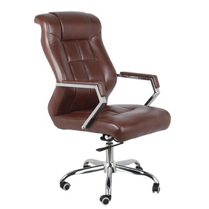 Chaise de direction en cuir de luxe à dossier haut, ergonomique, pivotante, avec appuie-tête réglable pour les dirigeants et les managers - Product Image 5