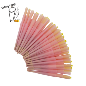 Wholesale 109MM98MM84MM unbleached cone-shaped paper cone custom colored <b>smoking</b> roll paper accessories - Product Image 4