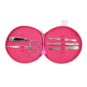 Venta al por mayor profesional uñas herramientas viaje portátil pequeño Set manicura con bolsa cortador uñas de archivo - Product Image 2