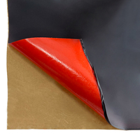 Cuir TPU thermochromique de couleur personnalisée avec adhésif Tissus en cuir thermosensibles à changement de couleur de mode