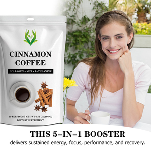 Café de Canela en Polvo con Colágeno, MCT y L-Teanina, Marca Privada OEM ODM, para Aumentar la Energía, la Concentración, el Rendimiento, la Recuperación, el Cabello, la Piel y las Uñas - Product Image 5