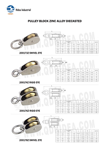 Polea de Aleación de Zinc Fundida a Presión con Ojo Giratorio o Fijo, Niquelada, de Aleación de Zinc o Acero Inoxidable, para Retractilador de Correa para Mascotas - Product Image 6