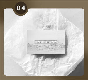 Elegante biglietto di auguri floreale personalizzato semplice Tag messaggio per negozio di fiori di affari spedizione gratuita su speciale libro con copertina rigida - Product Image 5