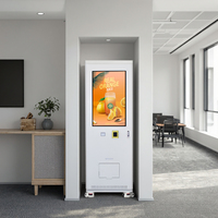 Distributeurs automatiques de snacks et de boissons réfrigérées, distributeur automatique combiné avec système d'ascenseur