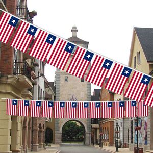 Liberia String <b>Flag</b> Polyester Fabric National Country <b>Flag</b> for Birthday Party Festival Decoration - Product Image 3