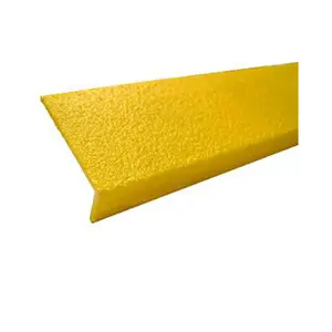 Antideslizante amarillo FRP husmeando para escalera