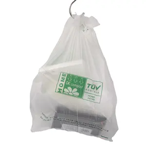 Factory wholesale eco biodegradable tote boutique foldable grocery plastic reusable custom shopping bags with logos