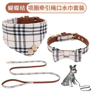 Collier pour animaux de compagnie avec motif à carreaux réglable pour chats et chiens toutes saisons style classique - Product Image 5