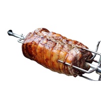Kit d'outils de barbecue Kimstone de haute qualité pour rôtissoire à poulet au charbon Kamado, facile à nettoyer, résistant à la corrosion, pour grils de 18 à 26 pouces
