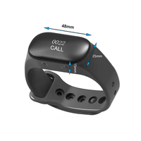 Système de montre-bracelet sans fil Pager Waiter Calling Alarm Pager Bracelet Receiver For Restaurant Plant Bar Cafe Bank Hotel