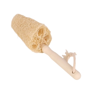 Natural Loofah Pulp Portable Wood Handle <b>Bottle</b> Cleaning <b>Brush</b> Easy to Use Household Appliance - Product Image 1