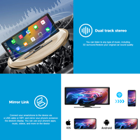 Écran Tactile Portable Maustor 10.26 Pouces Sans Fil Apple CarPlay Navigation Tableau de Bord IPS 2.5D Incurvé Lecteur Voiture AHD