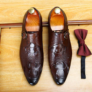 Zapatos de Cuero Genuino Hechos a Mano, Estilo Británico Retro, Cómodos y Elegantes, Estilo Casual de Alta Gama, Entrenamiento Alemán, Suela Gruesa - Product Image 1