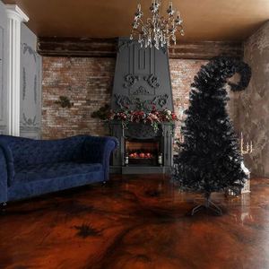 DIY <b>Halloween</b> Black Curved Christmas <b>Tree</b> Decoration - Product Image 3