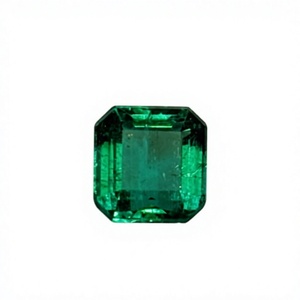 Émeraude naturelle 5,50 carats, taille carrée, émeraude de Zambie, belle couleur verte et clarté. - Product Image 1