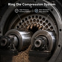 Machine à briquettes de biomasse pour sciure de bois, coques de riz, copeaux de bois, charbon de bois, production haute densité, directement de l'usine