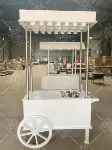 Event PVC Birthday Champagne Wheel Cart Wedding Decor Champagne Cart For Event Wheels