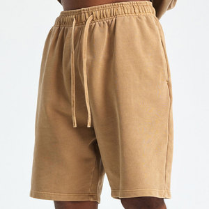 Pantaloncini Estivi Casual in Cotone alla Moda, Stile Vintage Acid Wash Y2k con Cordoncino, Vendita all'Ingrosso - Product Image 3