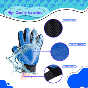 Custom Dog cat Silicone Hair Remover Cleaning <b>Brush</b> Shedding <b>Pet</b> Grooming <b>Pet</b> Glove - Product Image 4