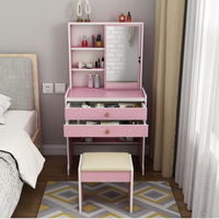 Table de maquillage nordique pour chambre à coucher, petite, simple, tendance, moderne et minimaliste