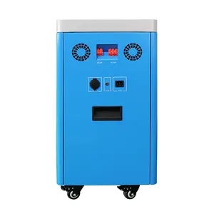 10KWH Lithium Battery Capacity 4000W Pure Sine Wave Inverter MPPT Controller Portable Home Solar Generator System