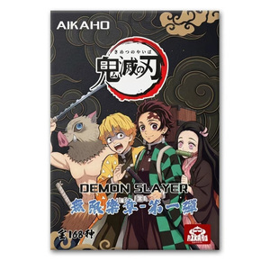 Оптовые коллекционные карточки AIKAHO Demonss Slayerss из акрила с цветными элементами, аниме-карточки с персонажами японской манги, подарок - Product Image 1