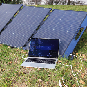 Oferta Especial: Panel Solar Portátil Plegable de 280W, Negro e Impermeable, con Celdas de 125mmx125mm para Camping y Energía Móvil al Aire Libre - Product Image 4