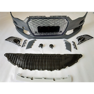 Kit de carrosserie pour pare-chocs avant de voiture <span class=keywords><strong>A6</strong></span> S6, mise à niveau style RS6, kit de conversion de pare-chocs avant pour <span class=keywords><strong>Audi</strong></span> <span class=keywords><strong>A6</strong></span> S6 C7.5 2016 2017 2018 - Product Image 2
