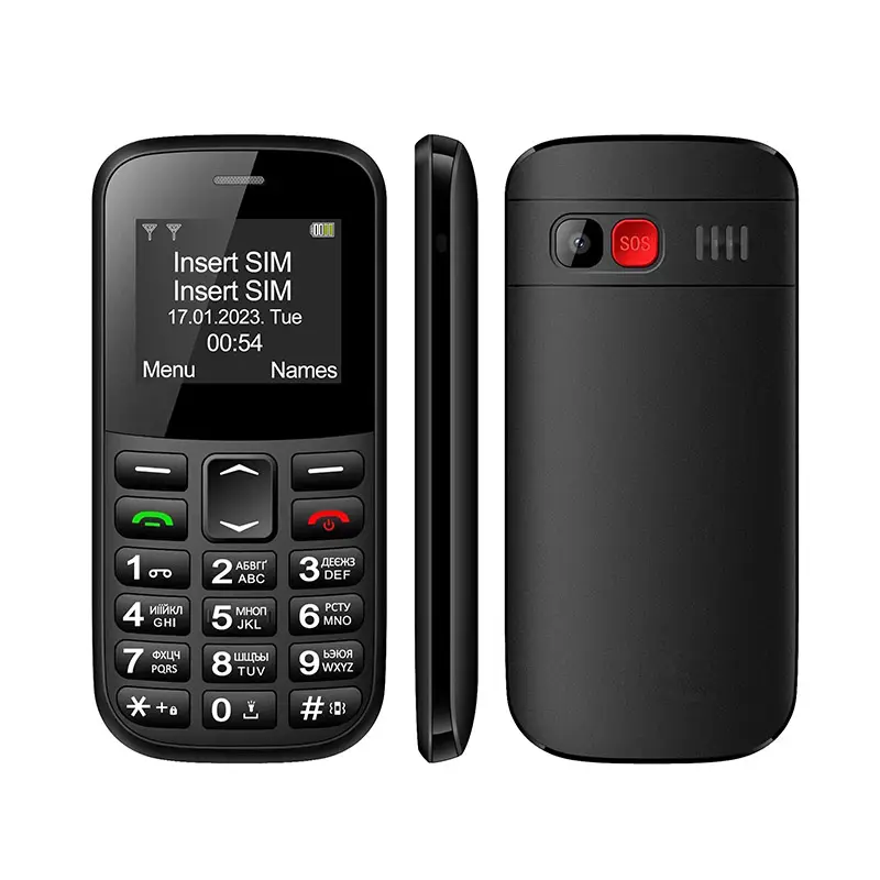 MXMID B210 GSM Dual SIM Teclado grande SOS Teléfono móvil para personas mayores para ancianos